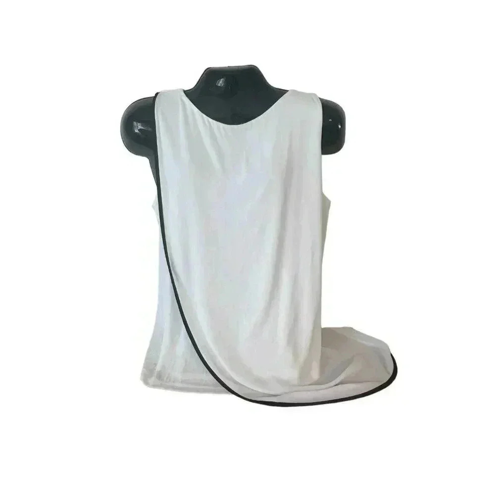 Womens Black White Chicos Traverlers‎ Size 3 Large 16 Blouse Top Sleeveless - Picture 2 of 8